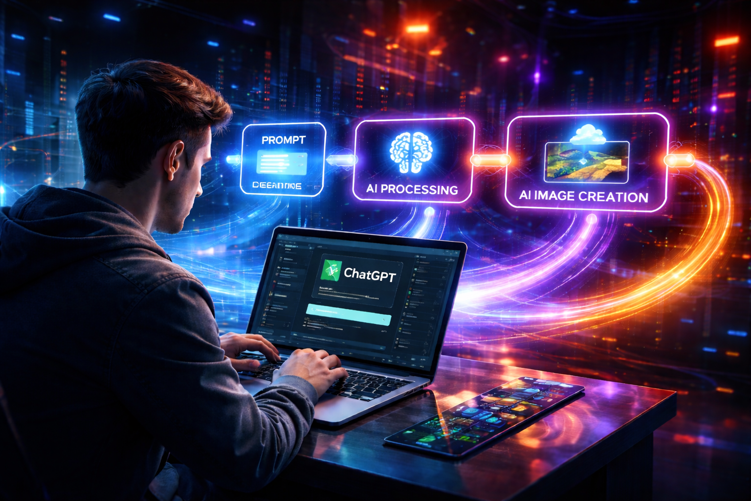 Building an AI Image Generation Agent with ChatGPT & Playwright